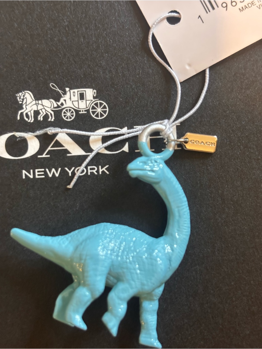 COACH Blue Dinosaur DYI Charm
